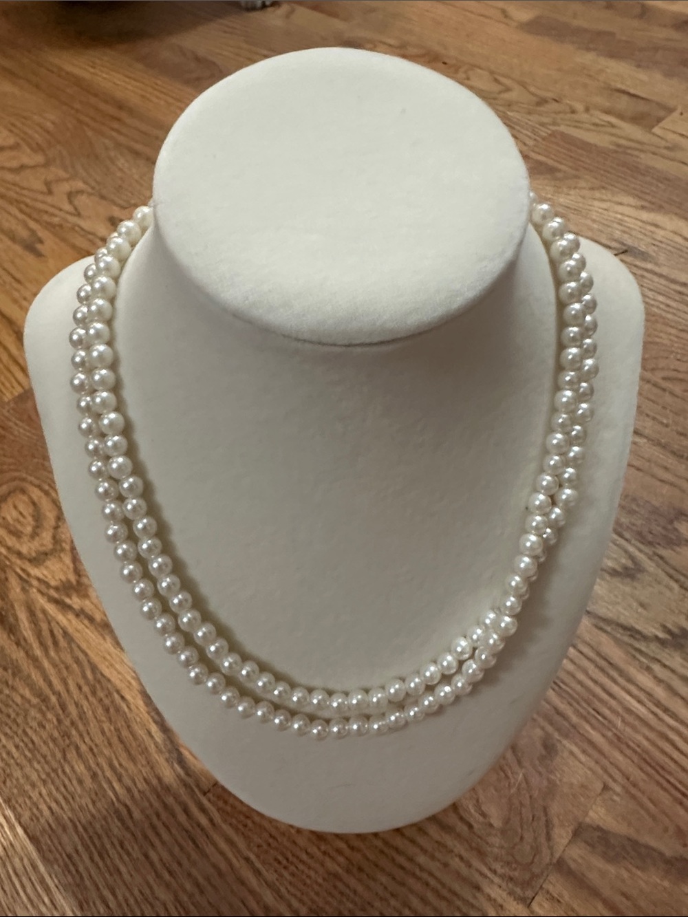 Pearl Bead Necklace and Iridescent Crystal Choker Set - plus pendants Bag 53